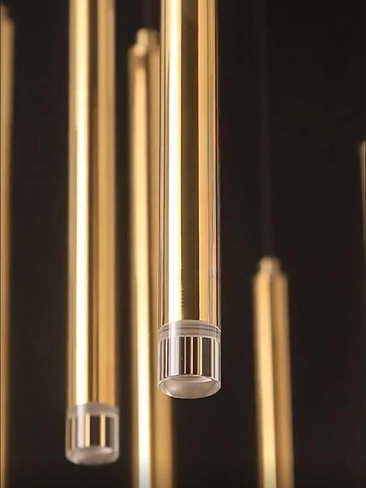 LED Chandeliers For Living Room Stairs, Modern Luxury Home Decoration, Villa Attic Ceiling Chandeliers, Hotel Interior Lighting
